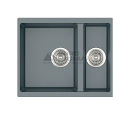 FABIANO Кухонная мойка Quadro 56x46x15 Titanium (8221.301.0649)